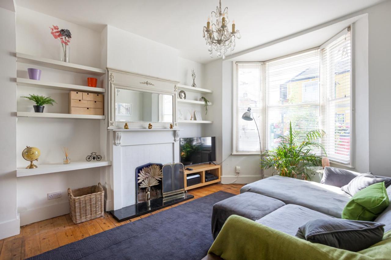King Bd, Spacious 4Bd Victorian In Hove, 5 Mins From Beach!别墅 外观 照片